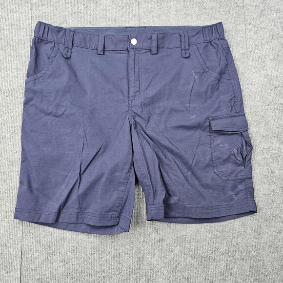 Duluth Trading Cargo Shorts Womens 20 Dry On The Fly Stretch Pockets Hiking - Picture 1 of 6